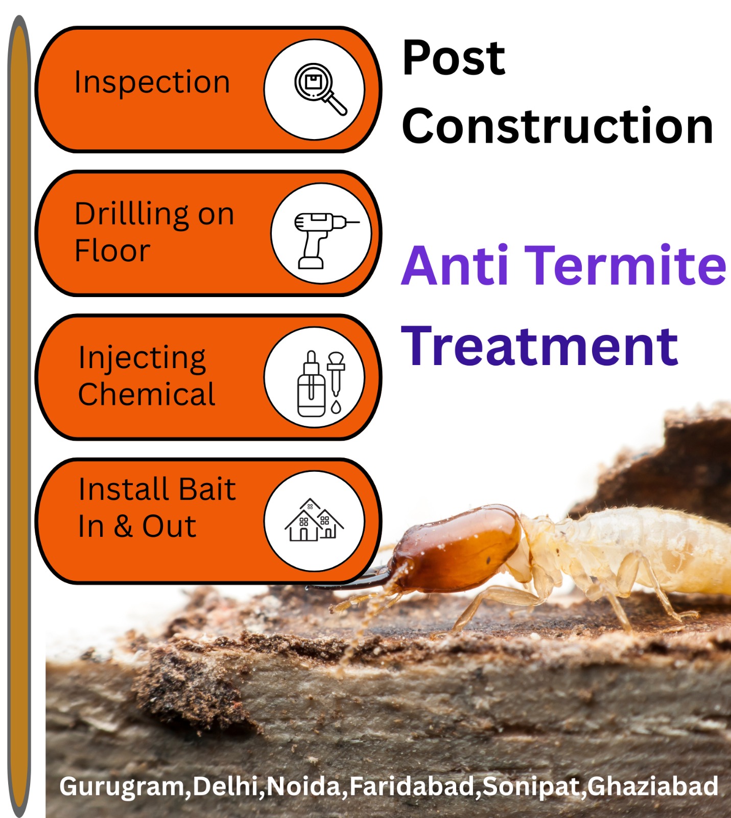 Post-Construction Anti-Termite Treatment Services